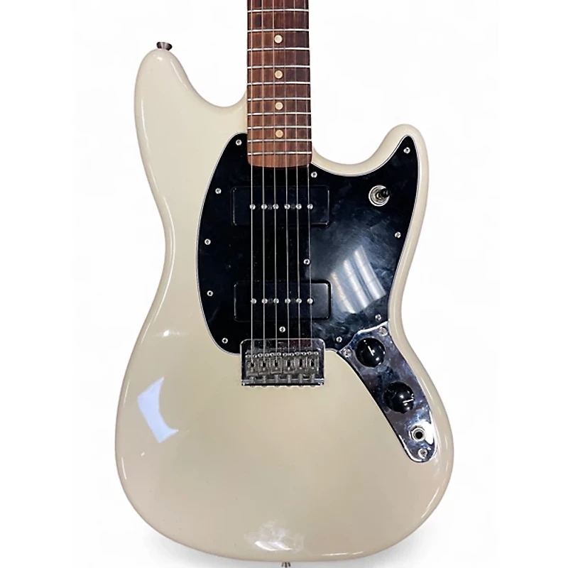 Used Fender Mustang P90 Olympic White Solid Body Electric Guitar
