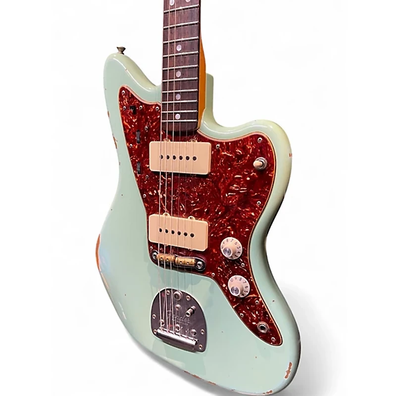 Used 2020 Fender Custom Shop '65 Jazzmaster relic surf green Solid Body Electric Guitar