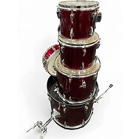 Used TAMA 5 Piece Imperialstar Candy Apple Red Drum Kit