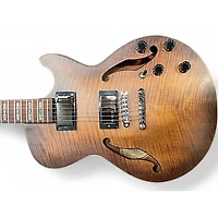 Used Ibanez AGS83B Vintage Natural Hollow Body Electric Guitar