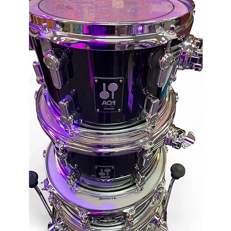 Used SONOR 5 Piece AQ1 BLACK Drum Kit