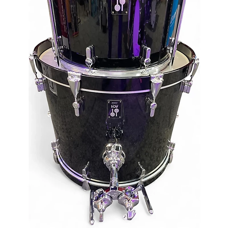 Used SONOR 5 Piece AQ1 BLACK Drum Kit