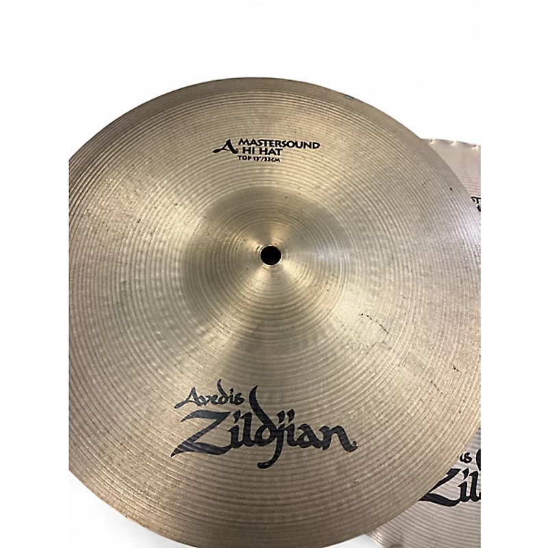 Used Zildjian 13in Mastersound Hi Hat Pair Cymbal