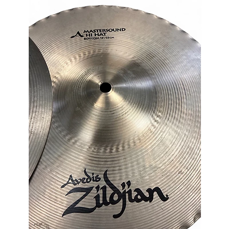 Used Zildjian 13in Mastersound Hi Hat Pair Cymbal