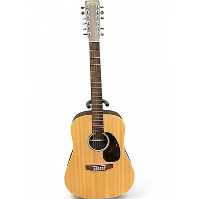 Used Martin D X2 Natural 12 String Acoustic Electric Guitar