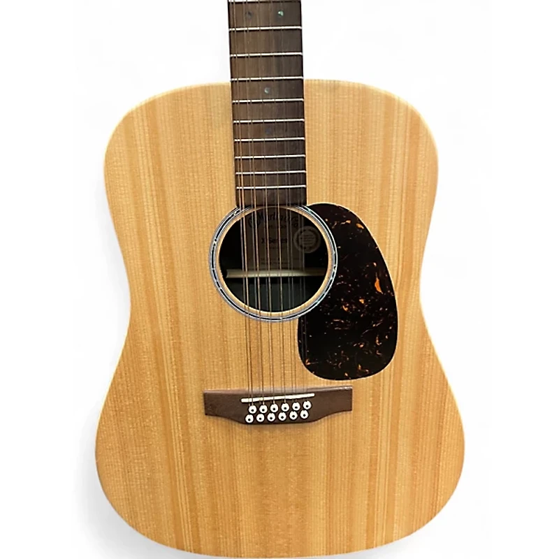 Used Martin D X2 Natural 12 String Acoustic Electric Guitar