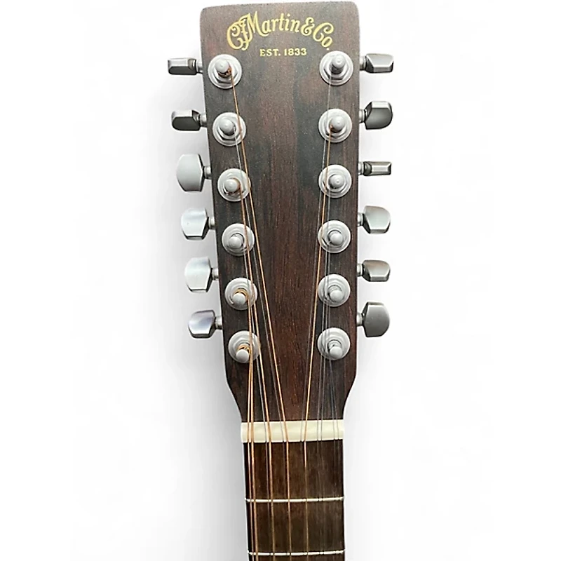 Used Martin D X2 Natural 12 String Acoustic Electric Guitar