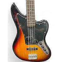 Used Squier Vintage Modified Jaguar Bass 3 Color Sunburst Electric Bass Guitar