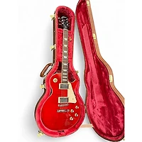 Used Gibson Les Paul Standard Trans Red Solid Body Electric Guitar