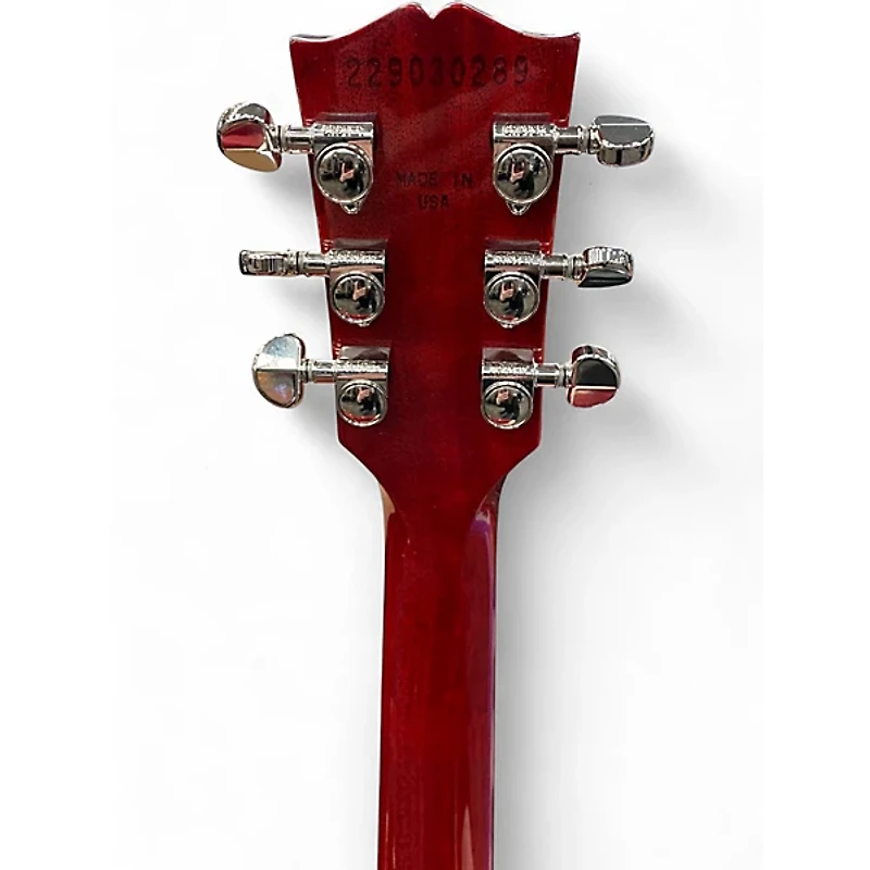 Used Gibson Les Paul Standard Trans Red Solid Body Electric Guitar