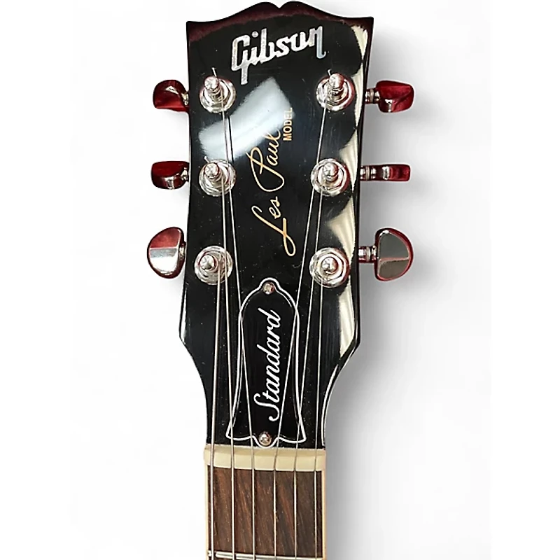 Used Gibson Les Paul Standard Trans Red Solid Body Electric Guitar