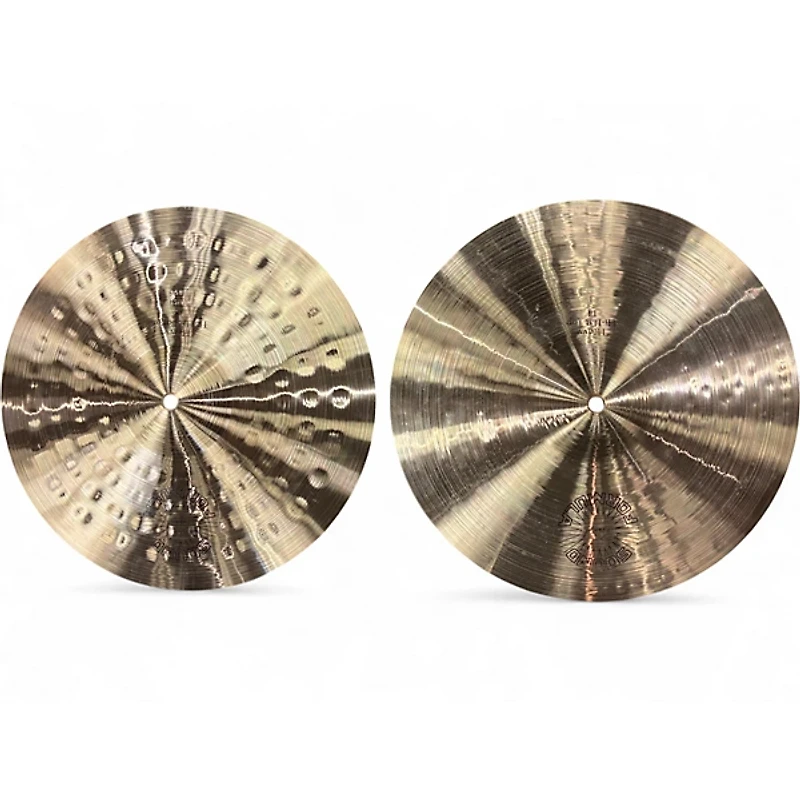 Used Paiste 14in Formula 602 Sound Edge Hi Hat Pair Cymbal