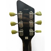 Used Airline Twin Tone Metallic Blue Solid Body Electric Guitar