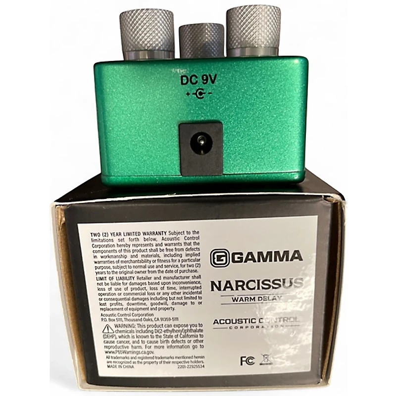 Used GAMMA NARCISSUS Effect Pedal