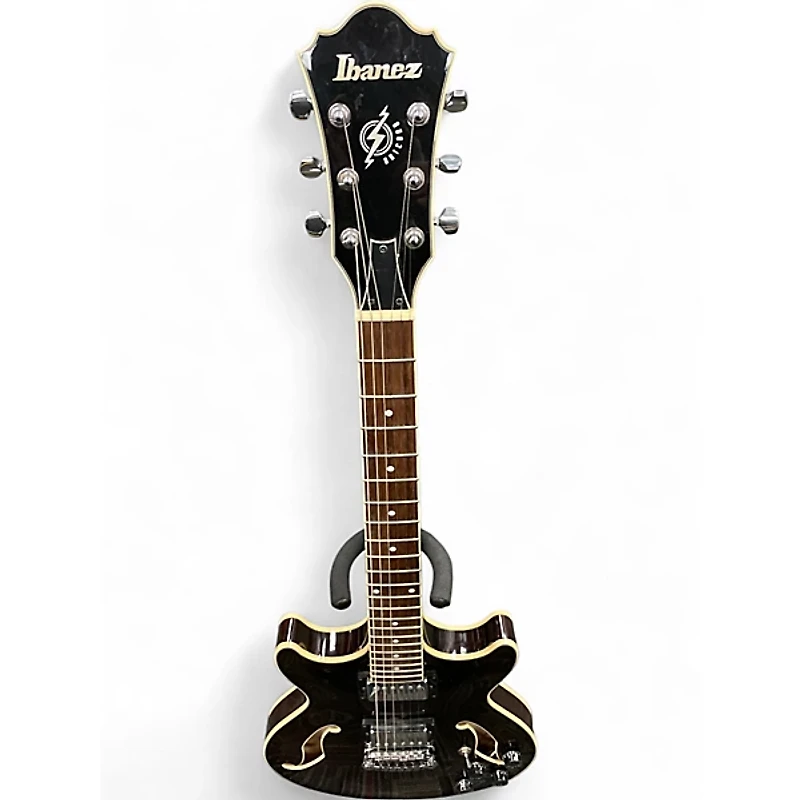 Used Ibanez AM73B Archtop Trans Brown Hollow Body Electric Guitar