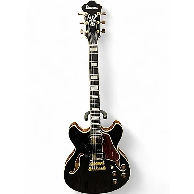 Used Ibanez AS93 Artcore Black Hollow Body Electric Guitar