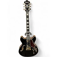 Used Ibanez AS93 Artcore Black Hollow Body Electric Guitar