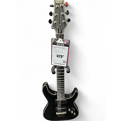 Used Schecter Guitar Research Blackjack C1 Black Solid Body Electric Guitar