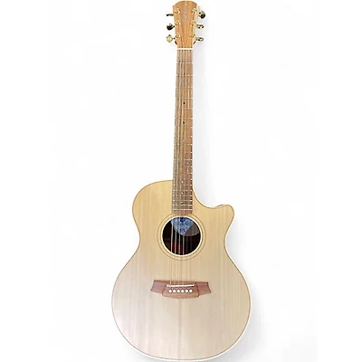 Used Cole Clark AN2EC-BB Natural Acoustic Electric Guitar