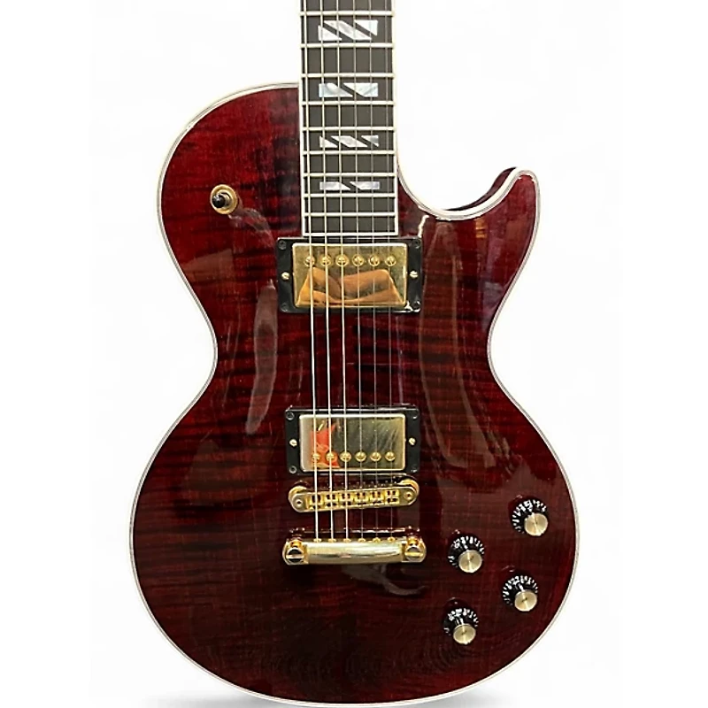 Used Gibson Les Paul Supreme Wine Red Solid Body Electric Guitar