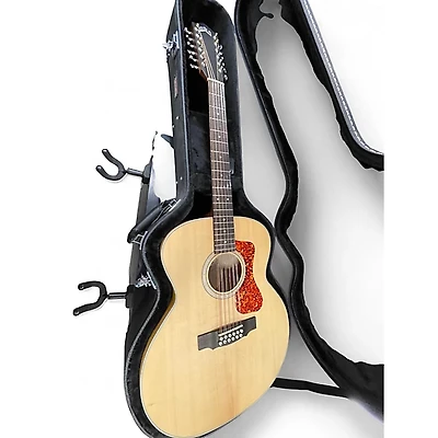 Used Guild f-2512e Natural 12 String Acoustic Guitar