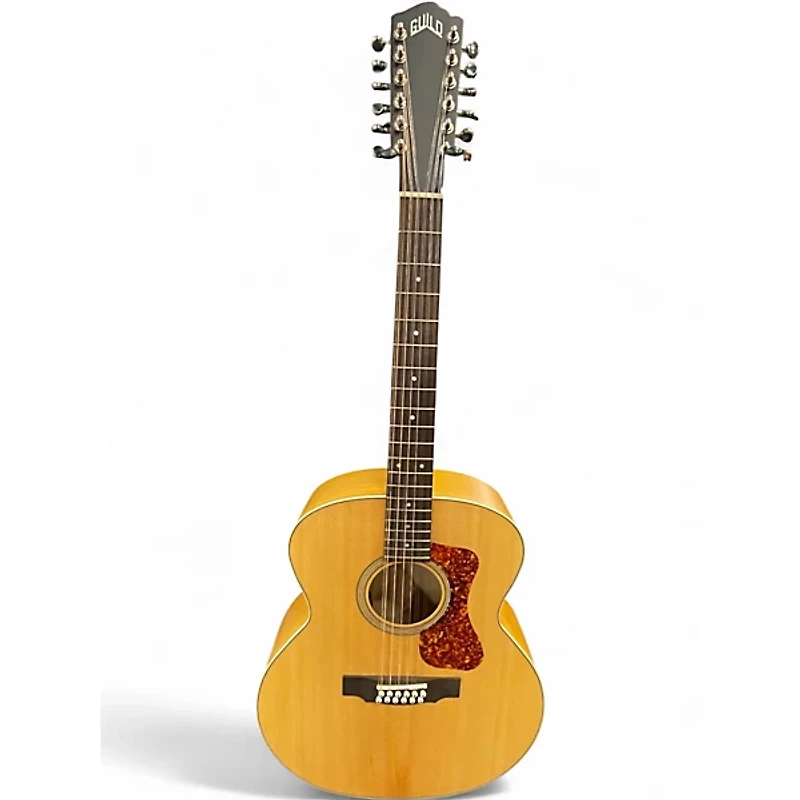Used Guild f-2512e Natural 12 String Acoustic Guitar