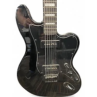 Used Harley Benton JA Baritone Black Solid Body Electric Guitar