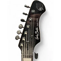 Used Harley Benton JA Baritone Black Solid Body Electric Guitar