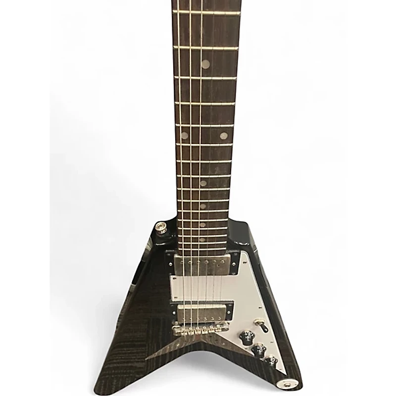 Used Epiphone Flying V Black Solid Body Electric Guitar