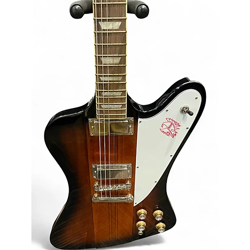 Used Epiphone Firebird Studio 2 Tone Sunburst Solid Body Electric Guitar