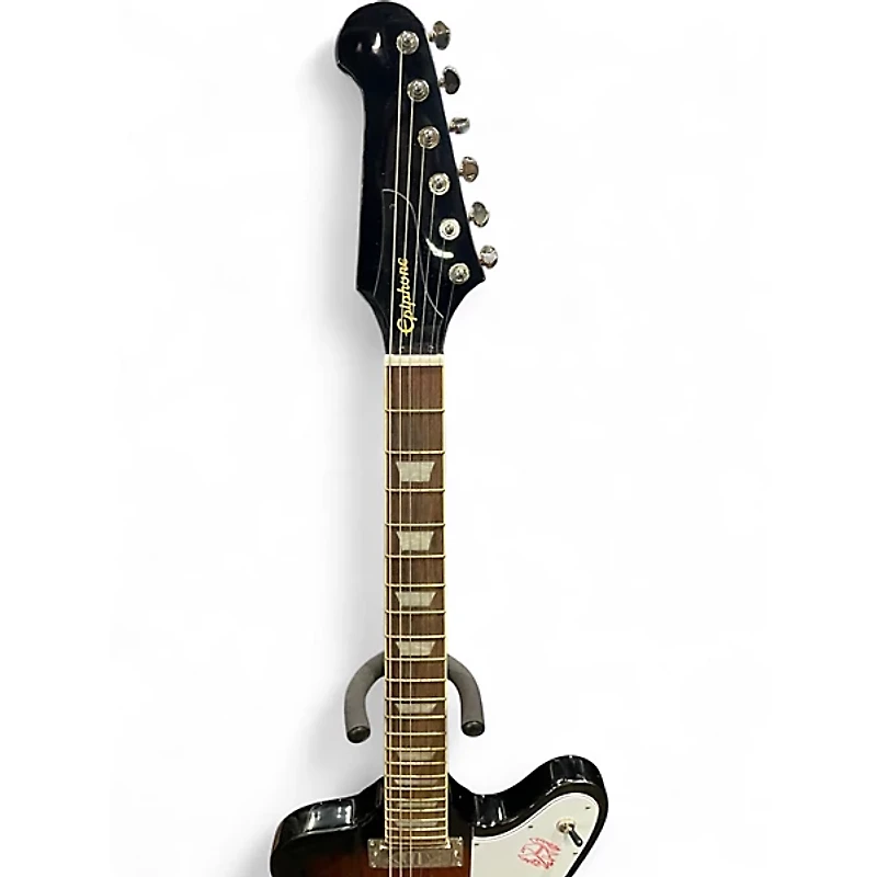 Used Epiphone Firebird Studio 2 Tone Sunburst Solid Body Electric Guitar