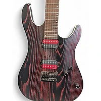 Used Cort KX300 Etched Black and Red Solid Body Electric Guitar