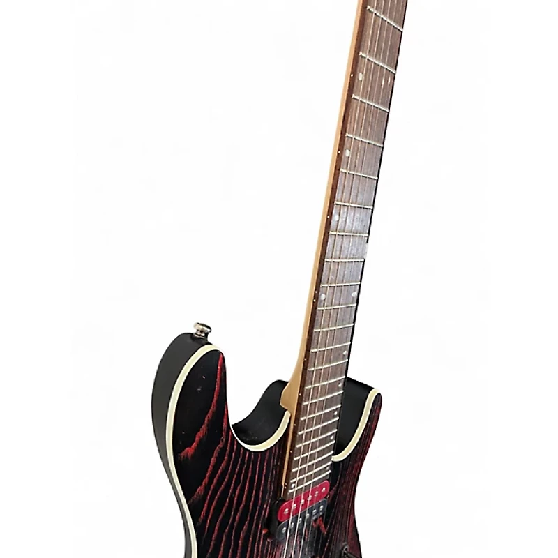 Used Cort KX300 Etched Black and Red Solid Body Electric Guitar