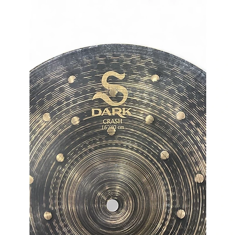 Used Zildjian 16in S Dark Crash Cymbal