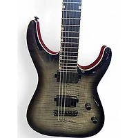 Used ESP LTD MH1000 Deluxe Charcoal Burst Solid Body Electric Guitar