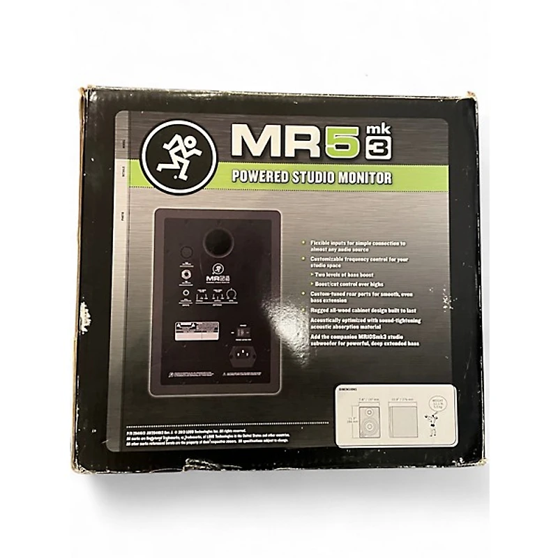 Used Mackie MR5 MKIII Powered Monitor