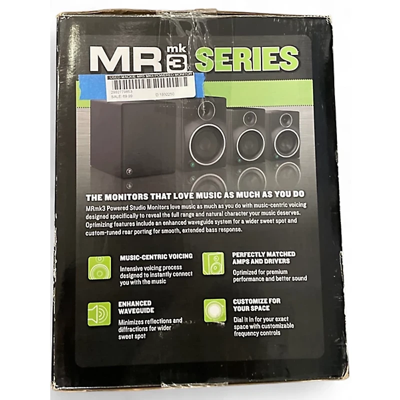 Used Mackie MR5 MKIII Powered Monitor