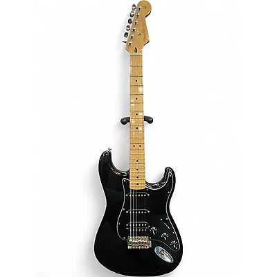 Used 2011 Fender Special Edition Standard Stratocaster HSS Black Solid Body Electric Guitar