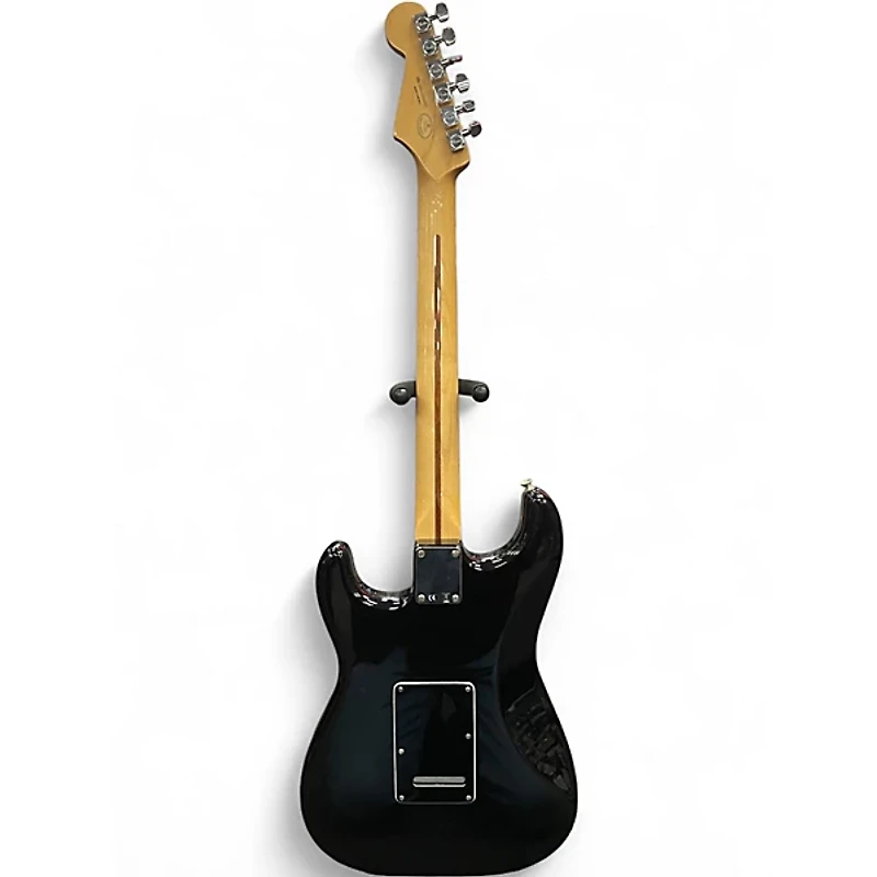 Used 2011 Fender Special Edition Standard Stratocaster HSS Black Solid Body Electric Guitar