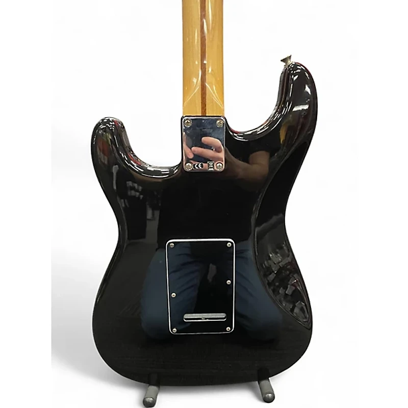 Used 2011 Fender Special Edition Standard Stratocaster HSS Black Solid Body Electric Guitar