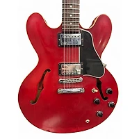 Used Gibson ES335 Red Hollow Body Electric Guitar