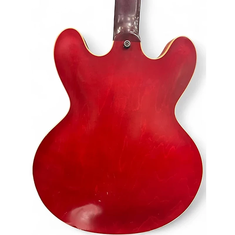 Used Gibson ES335 Red Hollow Body Electric Guitar