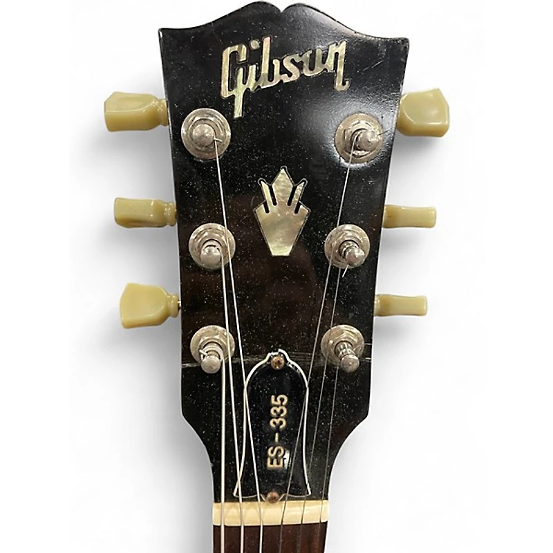 Used Gibson ES335 Red Hollow Body Electric Guitar