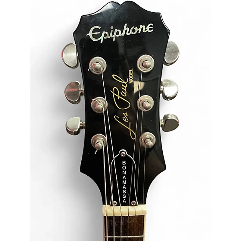 Used Epiphone Limited Edition Joe Bonamassa Les Paul Standard Gold Top Solid Body Electric Guitar