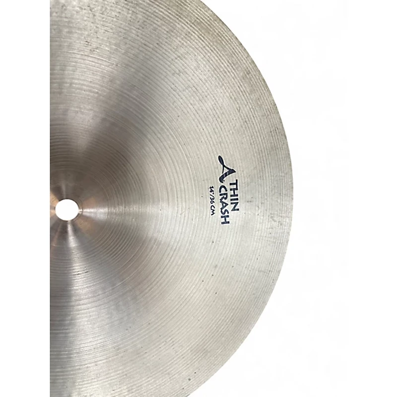 Used Zildjian 14in A Series Thin Crash Cymbal