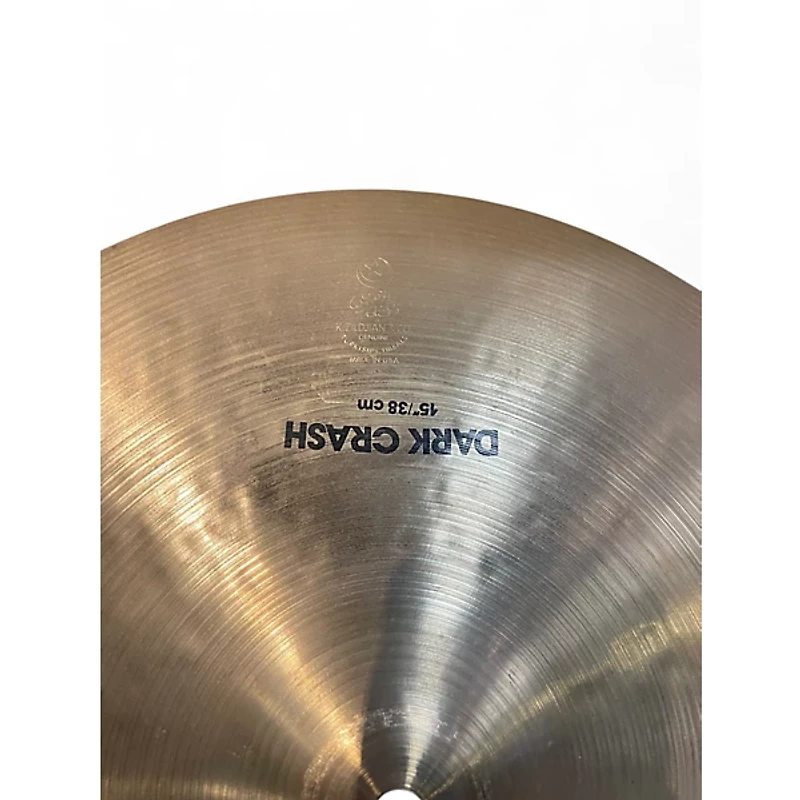 Used Zildjian 15in K DARK CRASH Cymbal