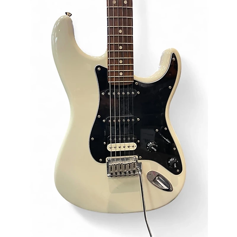 Used Squier Contemporary Stratocaster HSS Olympic White Solid Body Electric Guitar