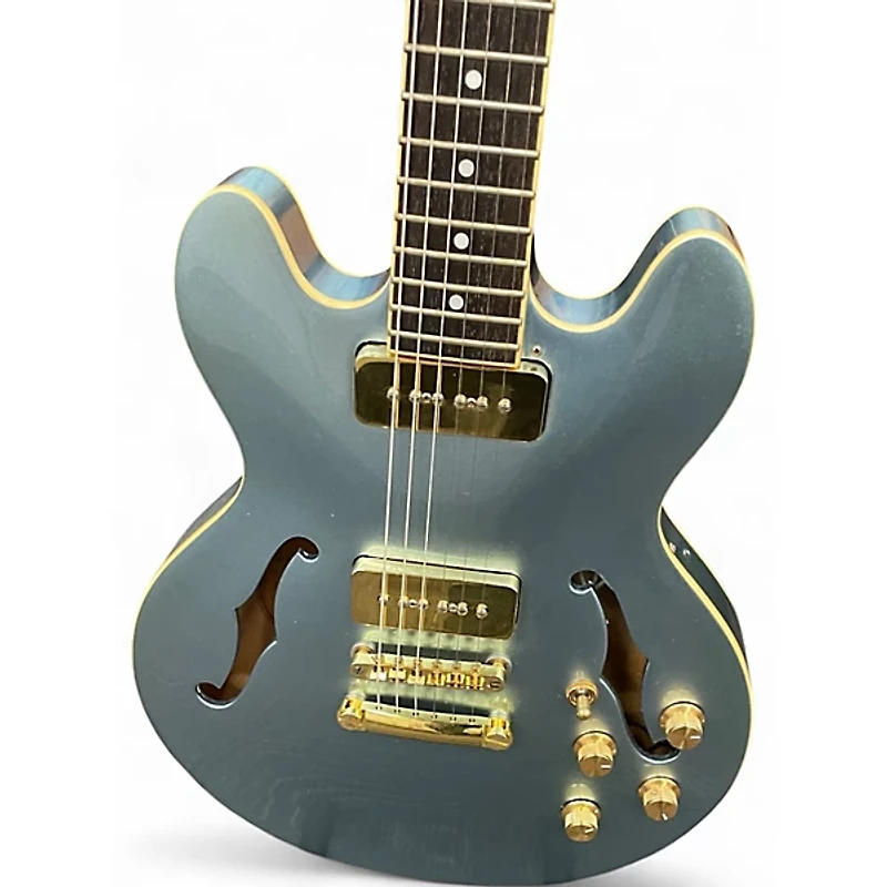 Used Epiphone ES339 P90 Pro Pelham Blue Hollow Body Electric Guitar