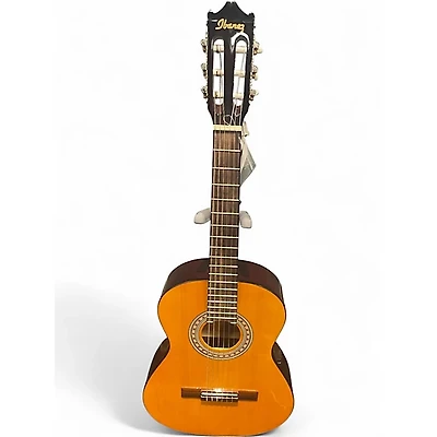 Used Ibanez GAR6GAM 7/8 Antique Natural Classical Acoustic Guitar