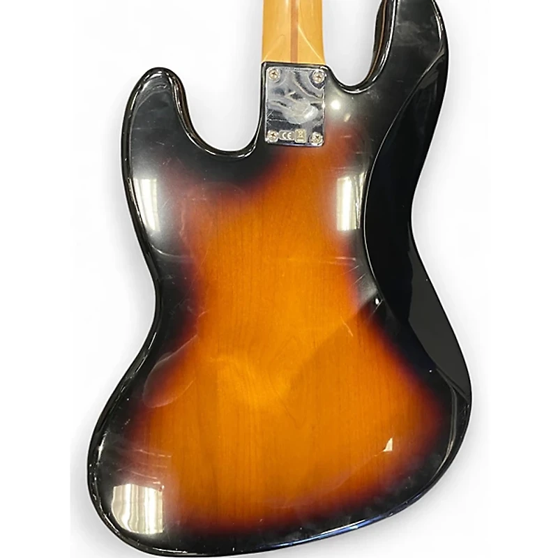 Used Fender Standard Jazz Bass Sunburst Electric Bass Guitar